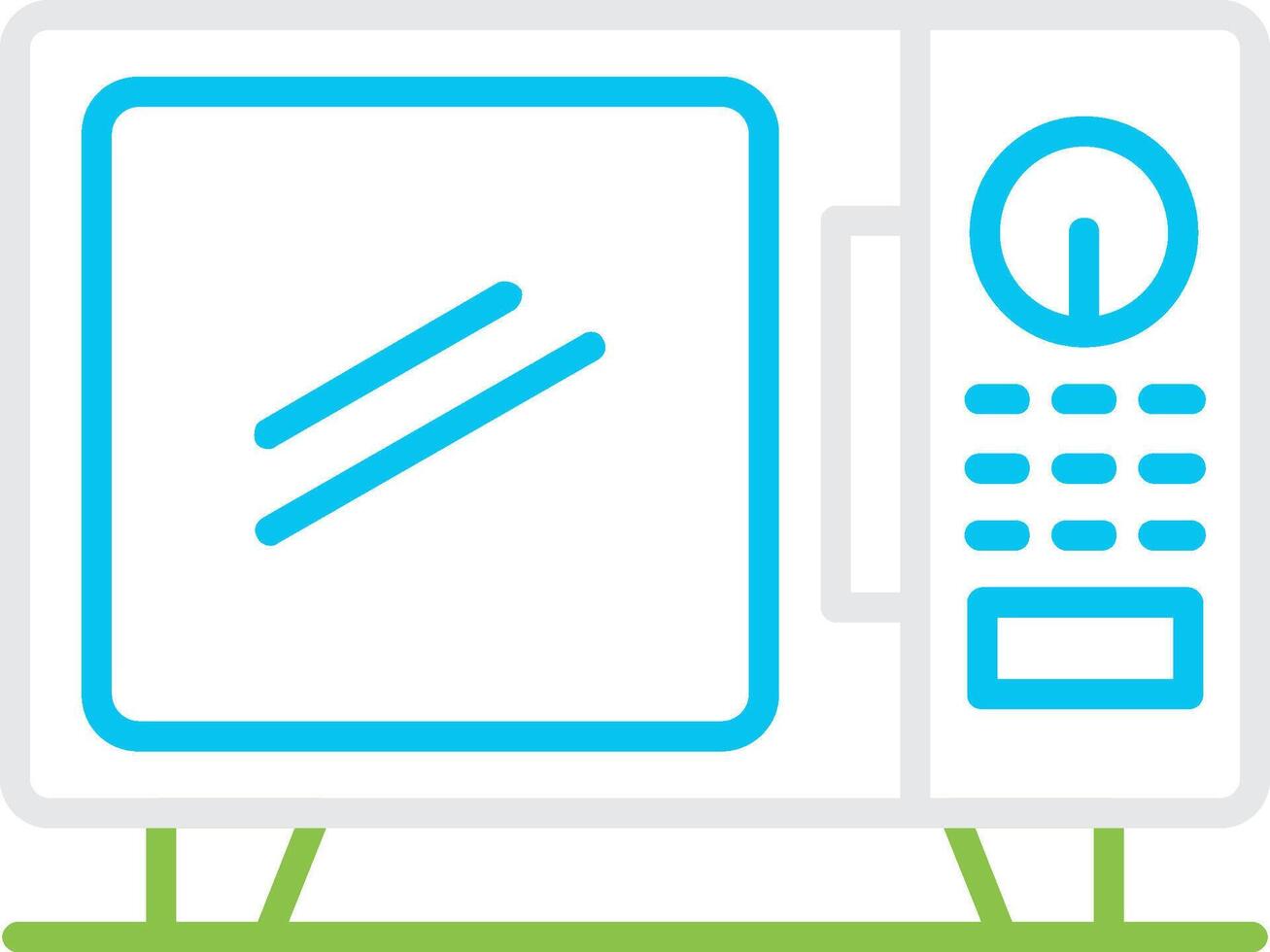 Microwave Creative Icon Design vector