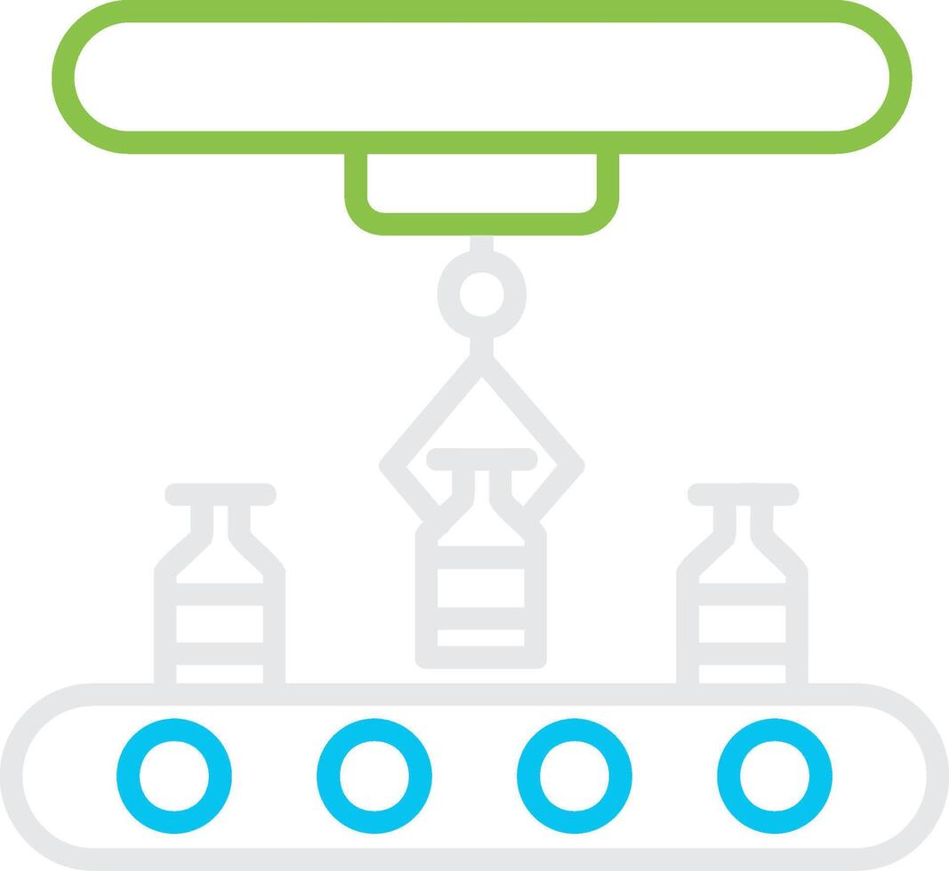 Conveyor Belt Creative Icon Design vector