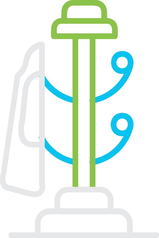 Coat Rack Creative Icon Design vector