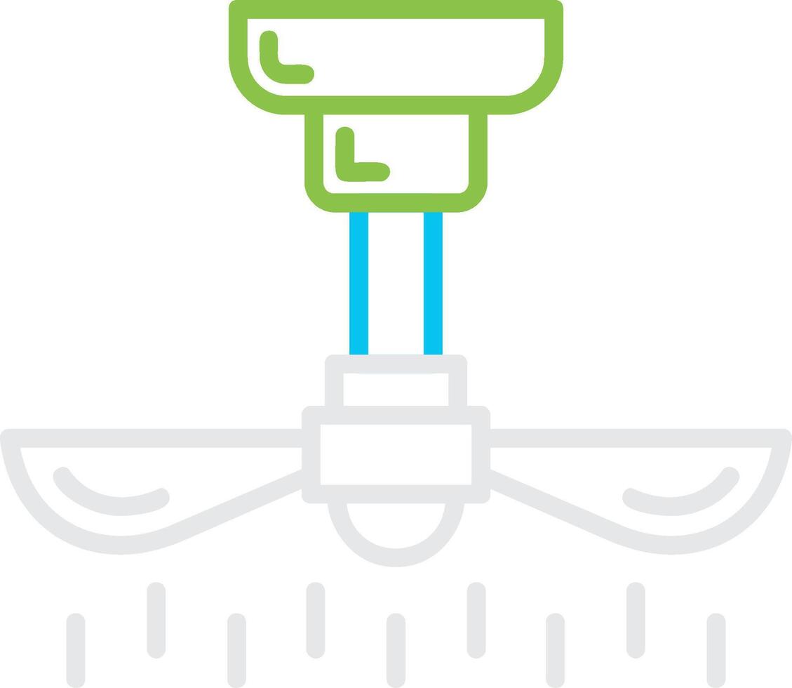 Ceiling Fan Creative Icon Design vector