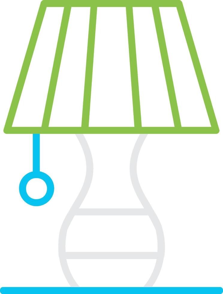 Table Lamp Creative Icon Design vector