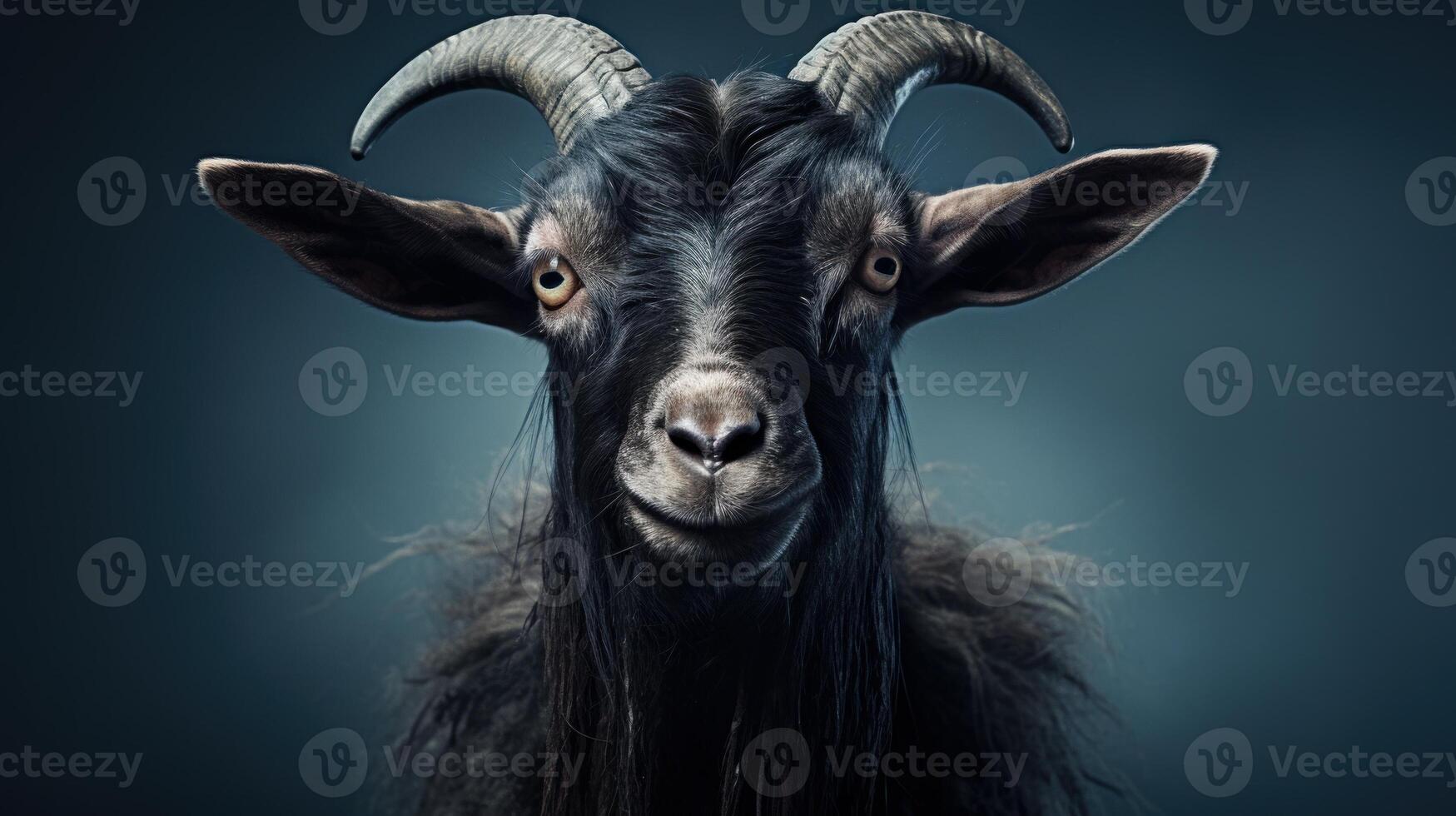 Gothic goat. . photo