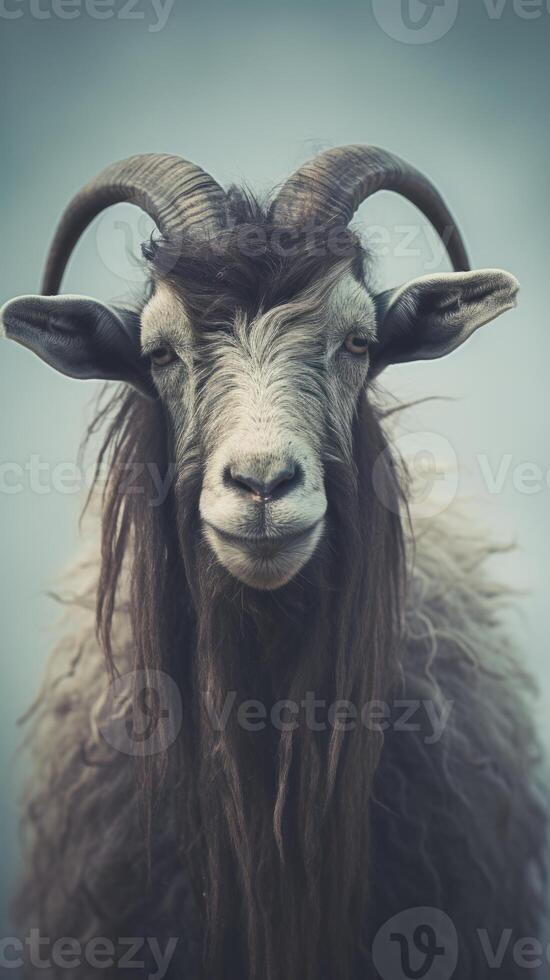 Gothic goat. . photo