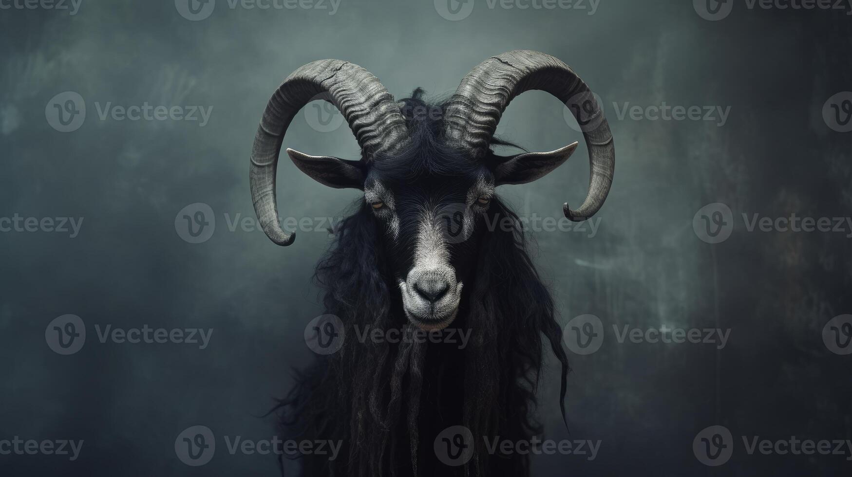 Gothic goat. . photo