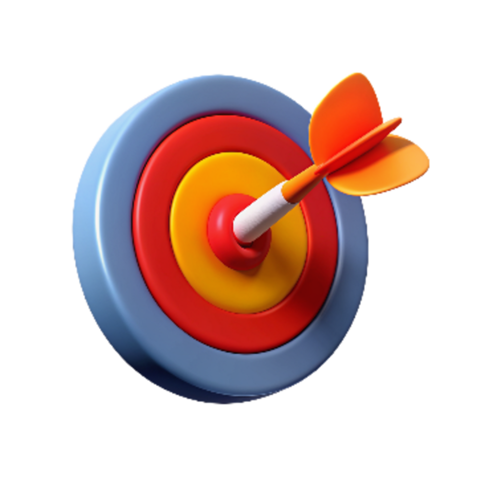 Target Dart 3d Asset png