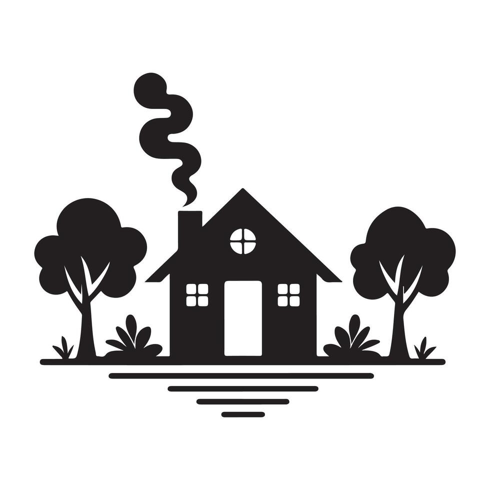Home vectors silhouette