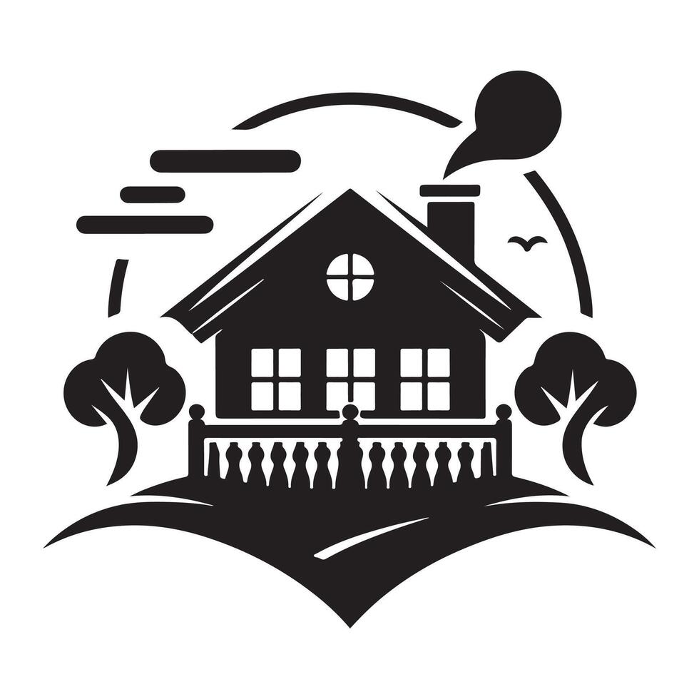 Home vectors silhouette