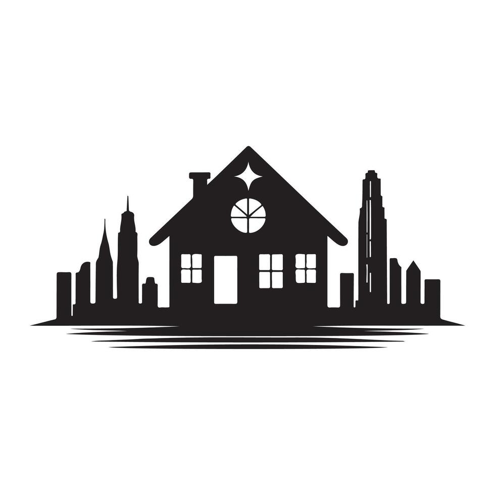 Home vectors silhouette