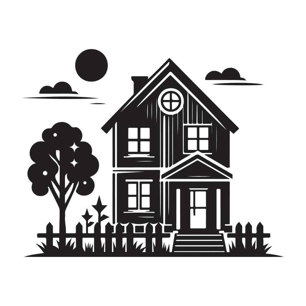Home vectors silhouette