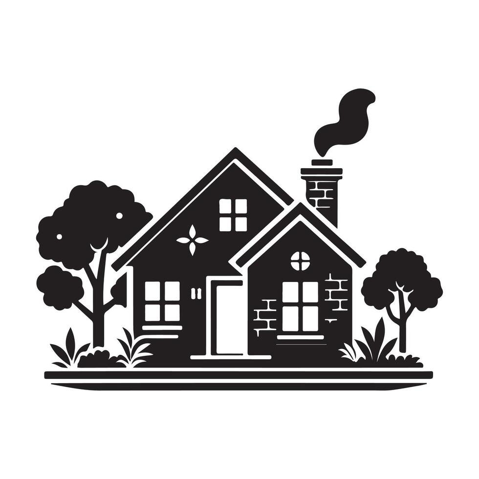 Home vectors silhouette