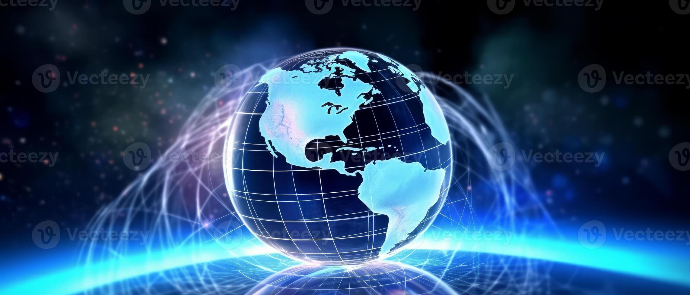 Internet concept of global business, ideas of conducting business operations and transactions on a global scale, e-commerce, digital marketing, online payments, remote collaboration. . photo