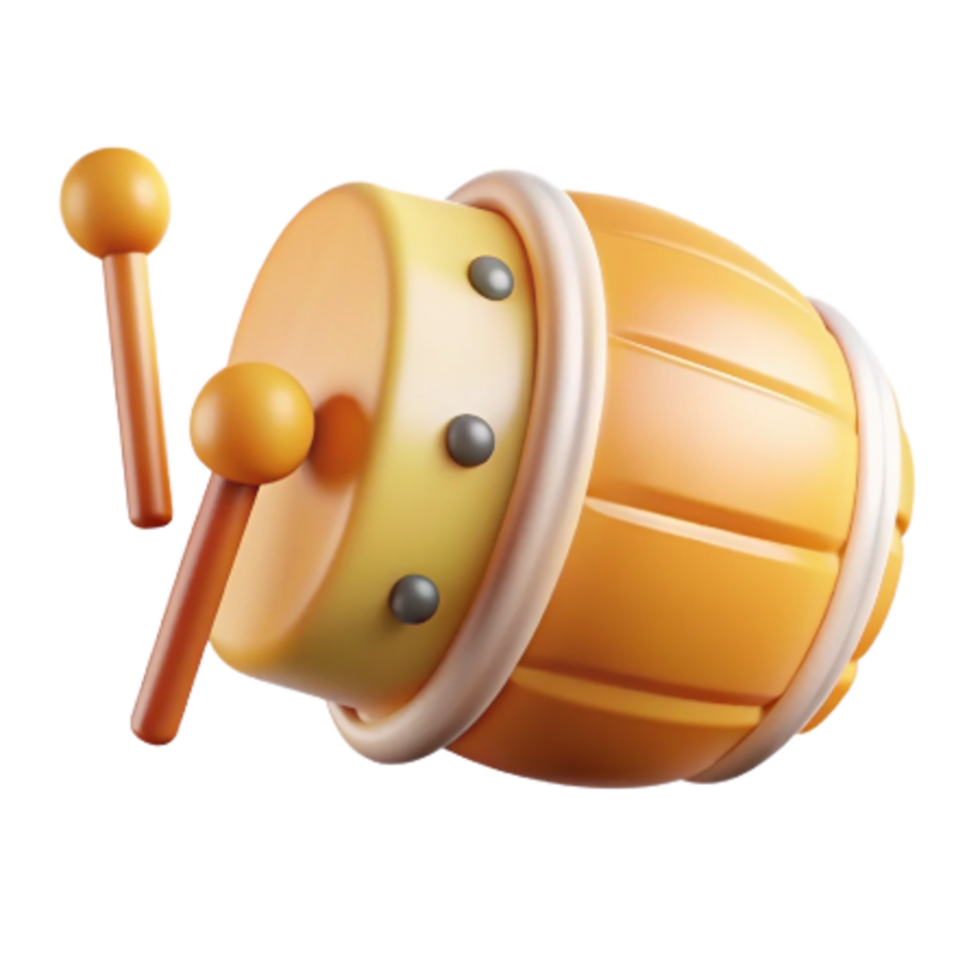 Bedug Drum 3d Image png