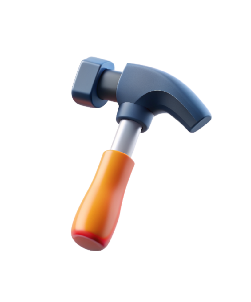 Hammer Tool 3d Concept png