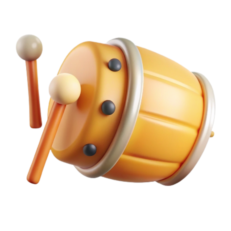 Bedug Drum 3d Design png