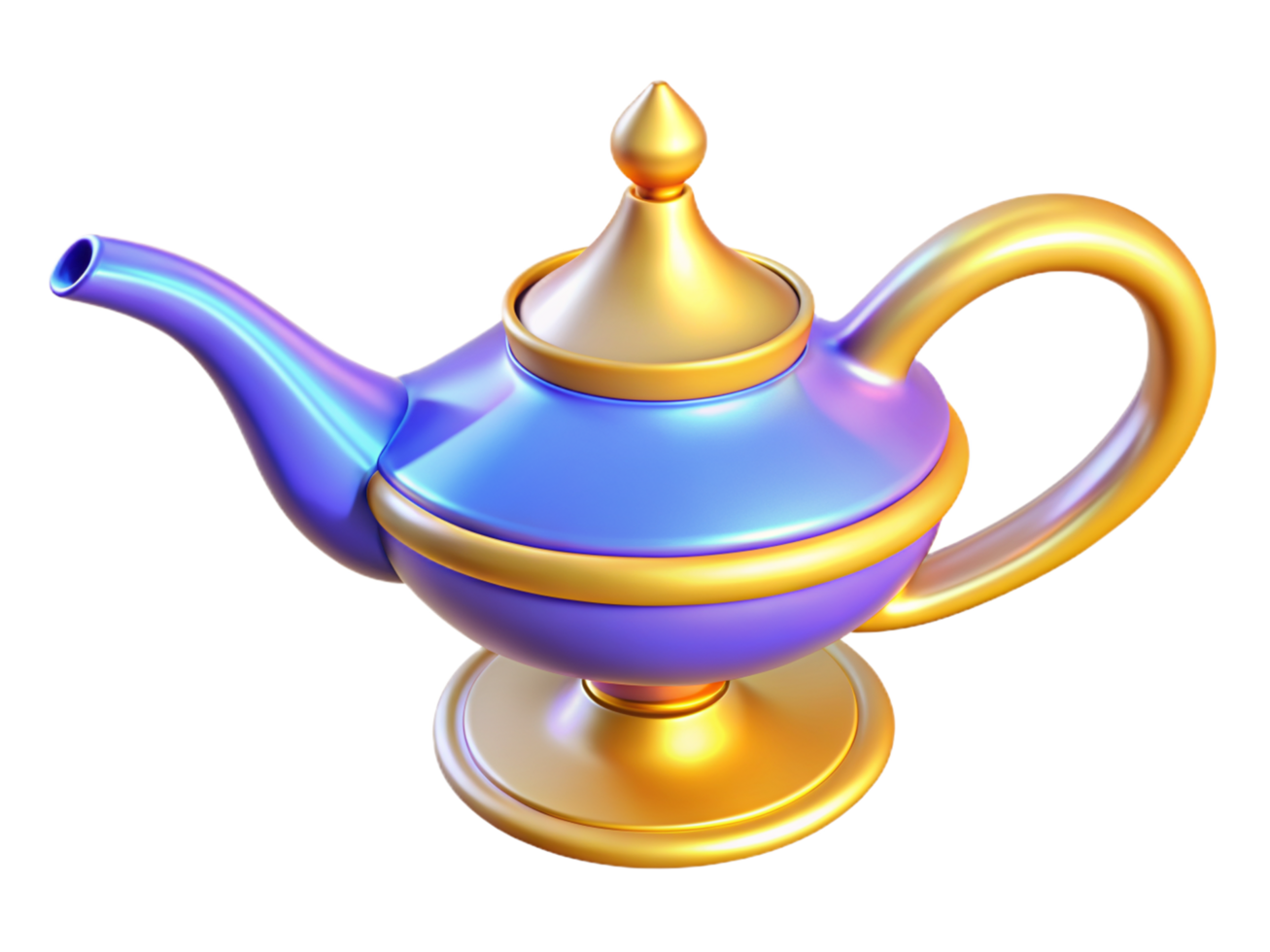 Genie Lamp 3d Icon png