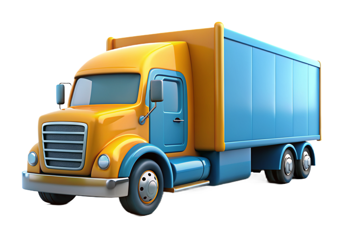 Trailer Truck 3d Graphic png