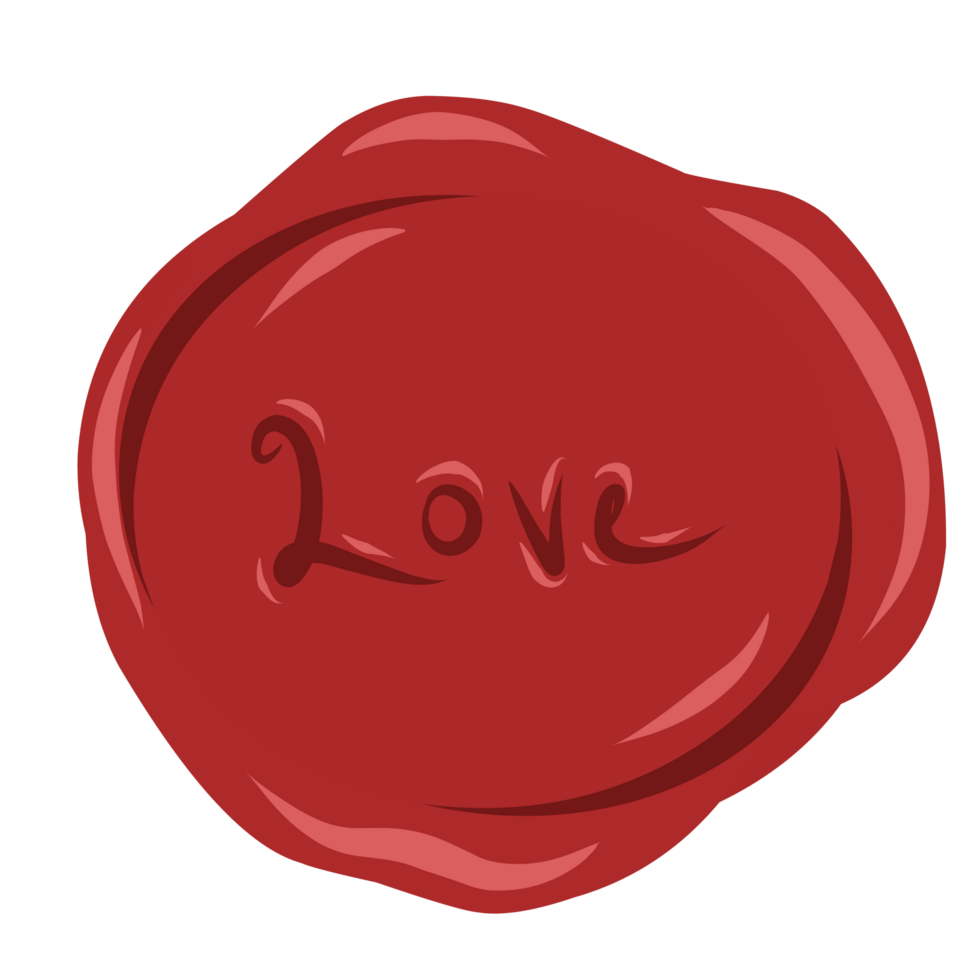 Red wax seal png
