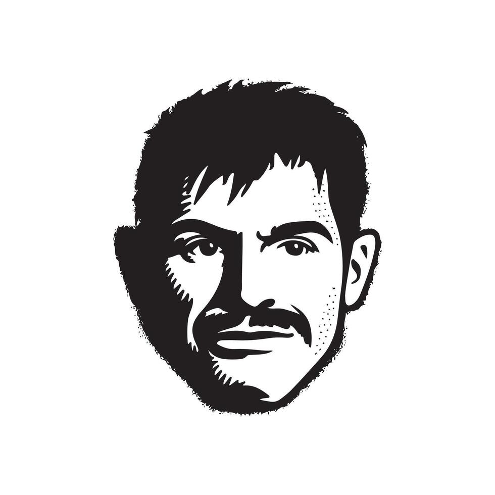 set of barber silhouette design vector