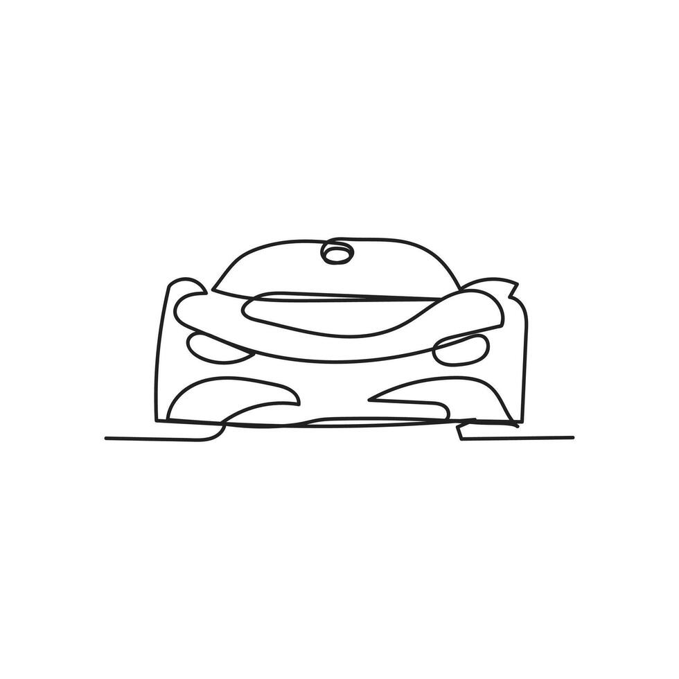 car one line art , car continuous line art, car minimal line art vector