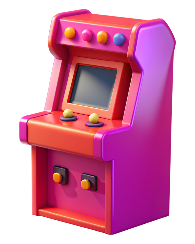 Arcade Game Machine 3d Design 46788699 PNG