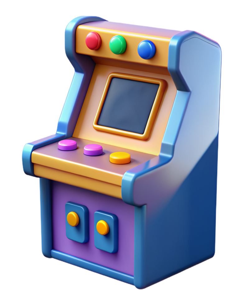 Arcade Game Machine 3d Concept 46788775 PNG