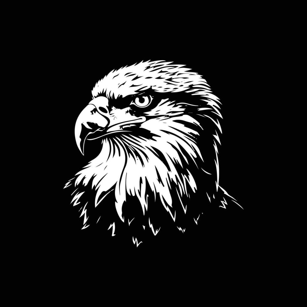 Eagle silhouette design vector