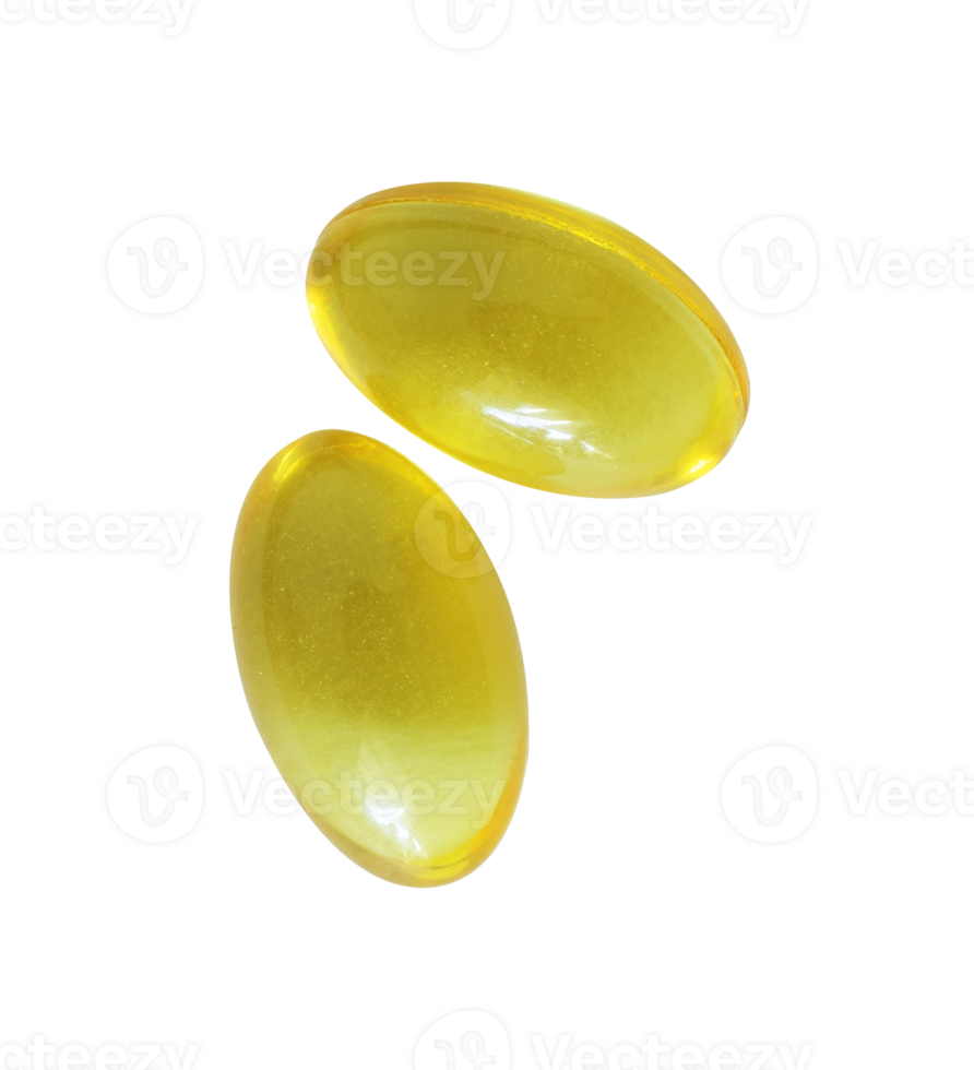 two multivitamin pills isolated element png