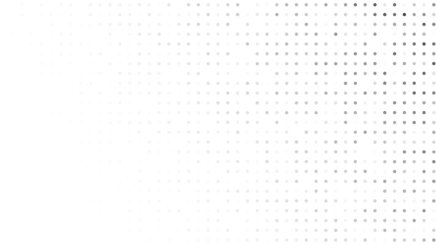 Monochrome halftone background with dots vector
