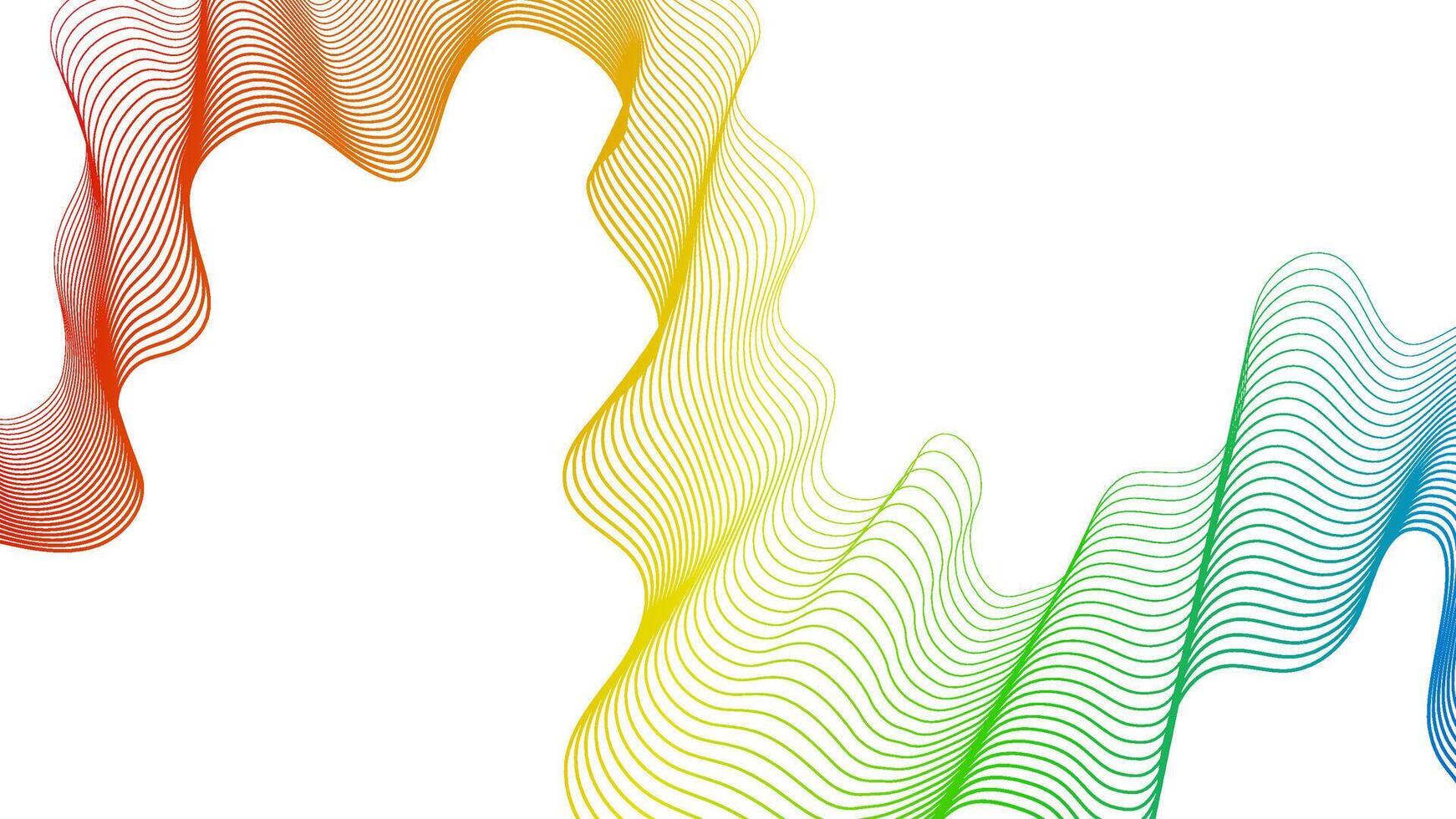 Abstract backdrop with wave gradient lines vector