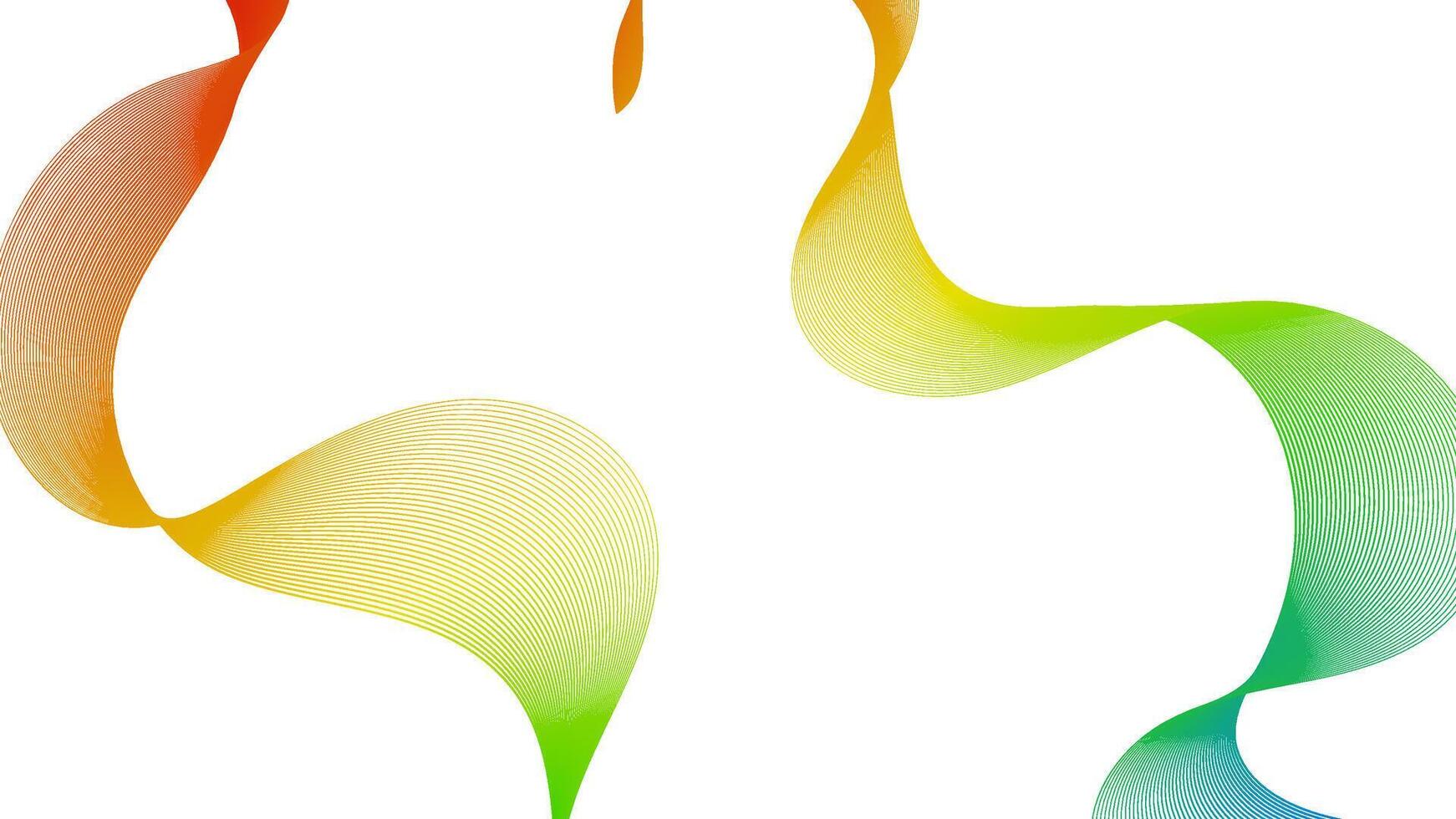Abstract backdrop with wave gradient lines vector