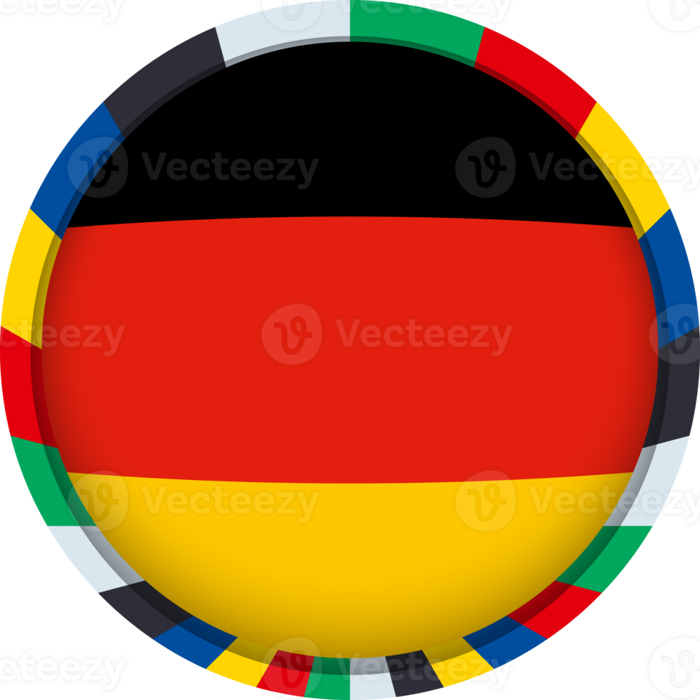 Germany flag, colorful icon png