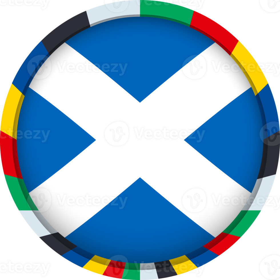 Scotland flag, colorful icon png