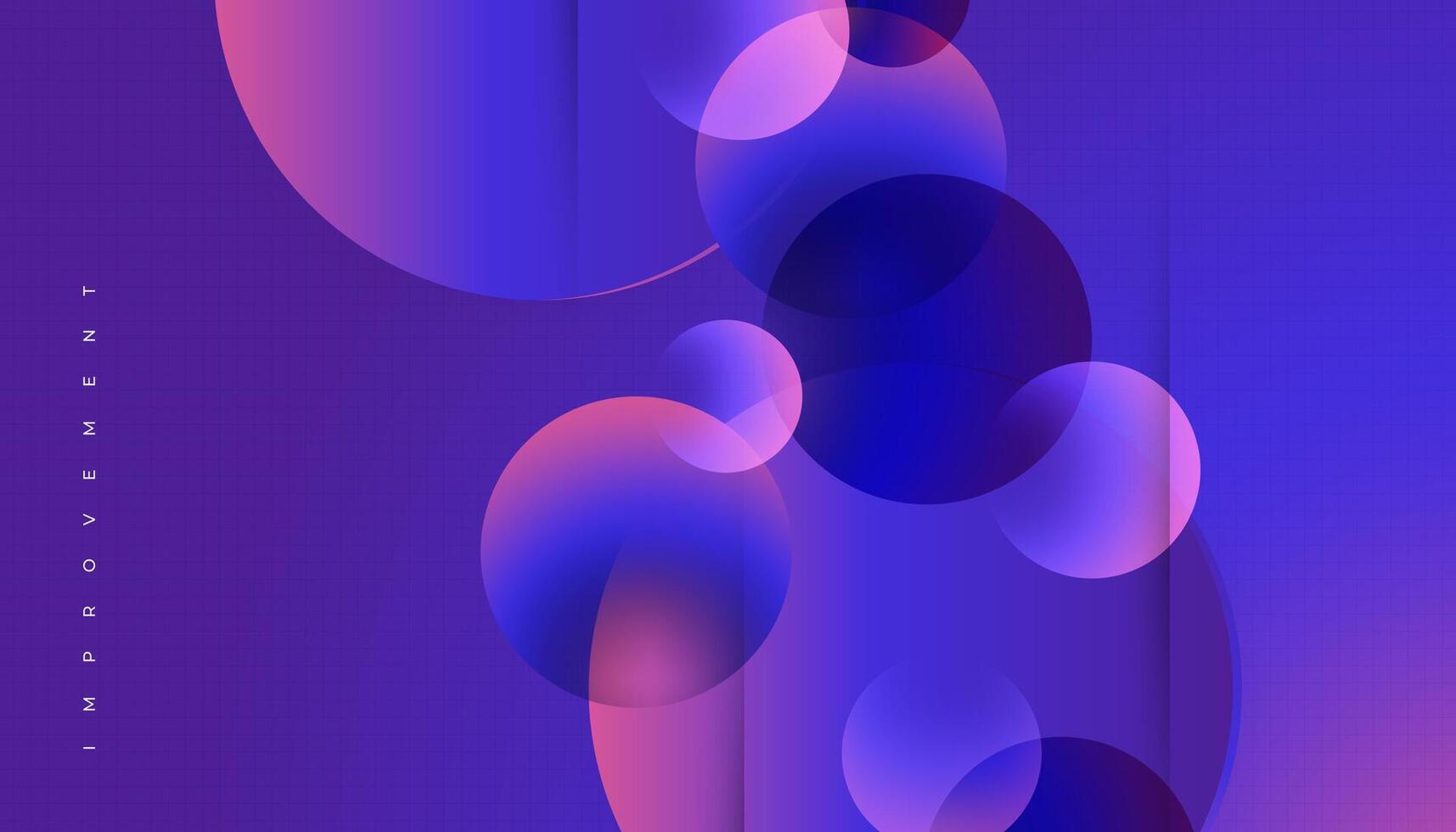 Abstract Background with Circles in Colorful Gradient Style. Cover, Banner or Layout Design Template for Identity, Branding, Advertising or Promotion vector