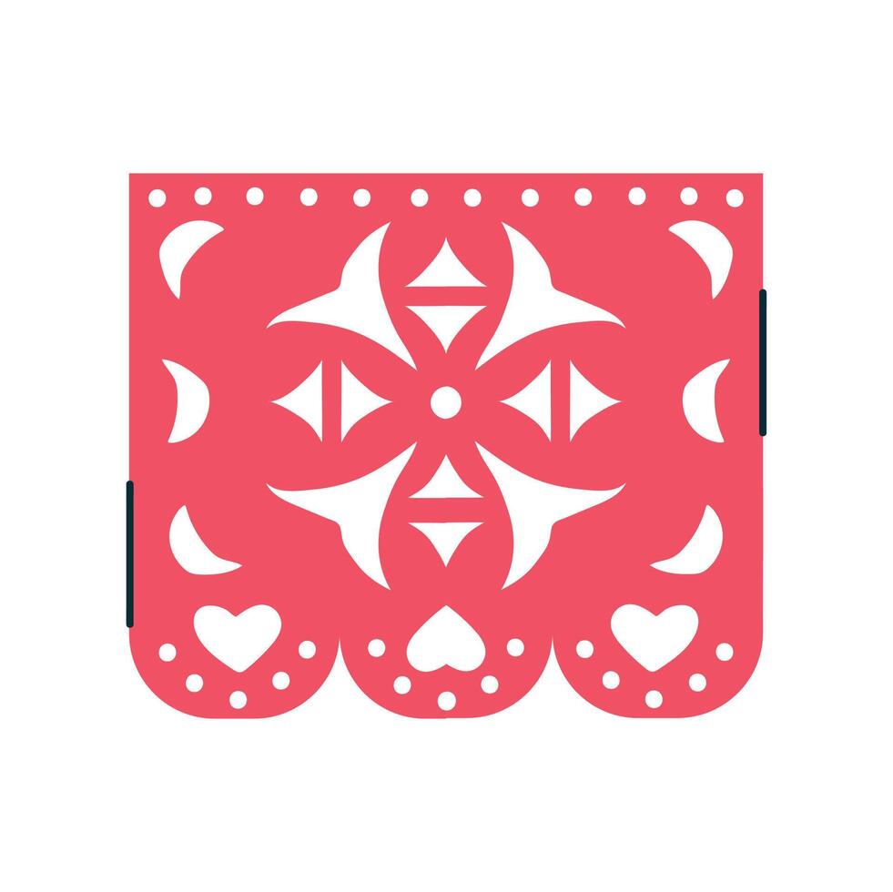 Papel picado icon clipart avatar logtotype isolated illustration vector