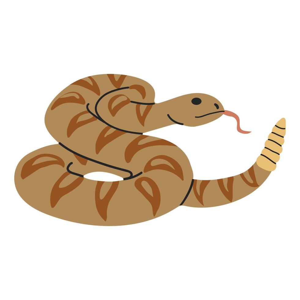 Rattle snake icon clipart avatar logtotype isolated illustration vector