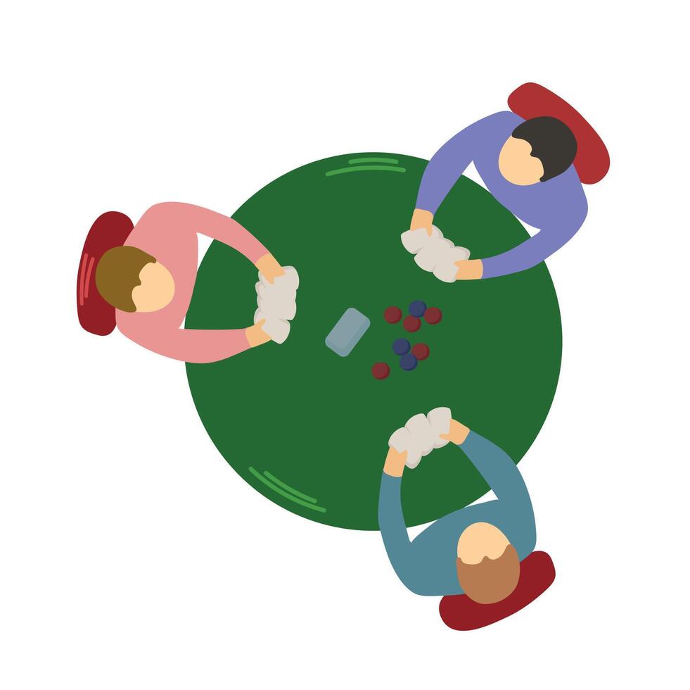 Playing poker concept icon clipart avatar logtotype isolated illustration vector