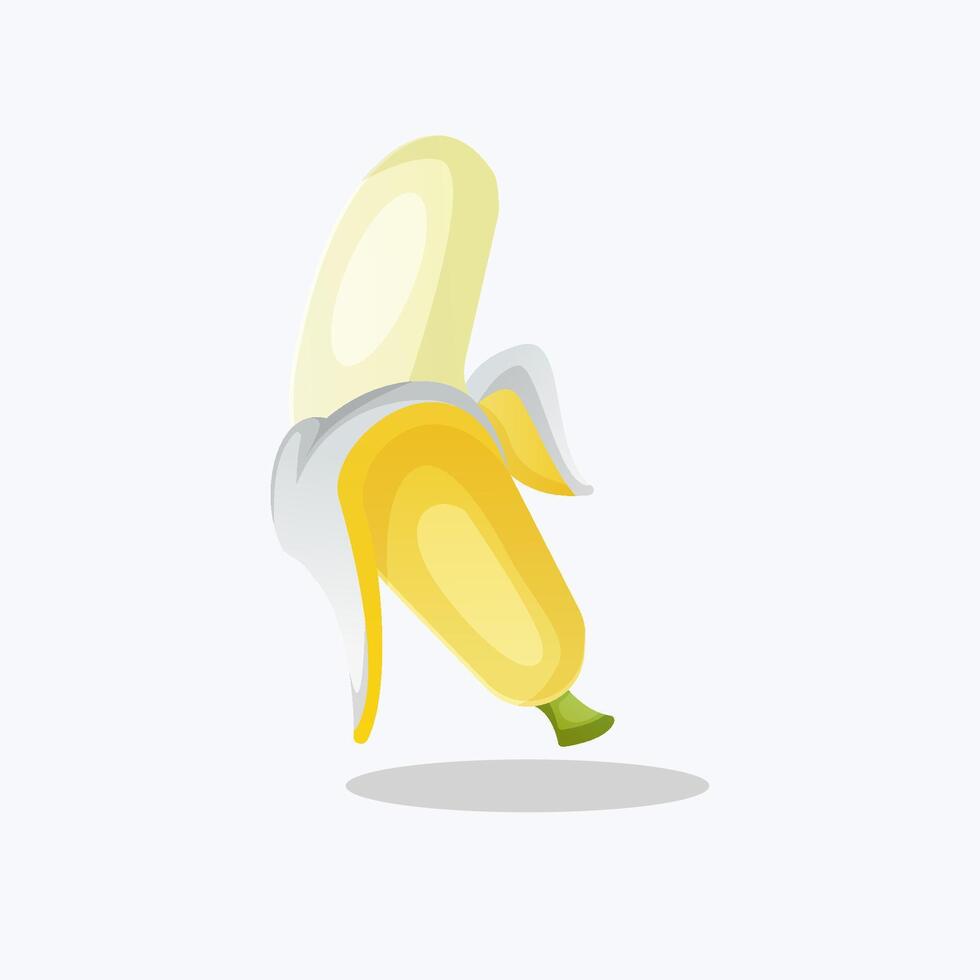 A Taste of Summer Juicy Banana Illustration Graphic vector