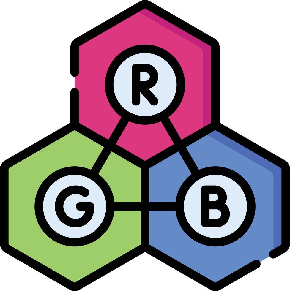 rgb illustration design vector