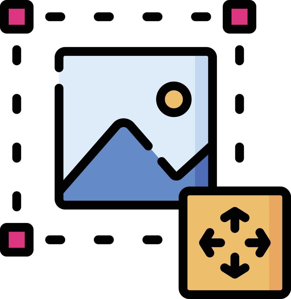 move illustration design vector