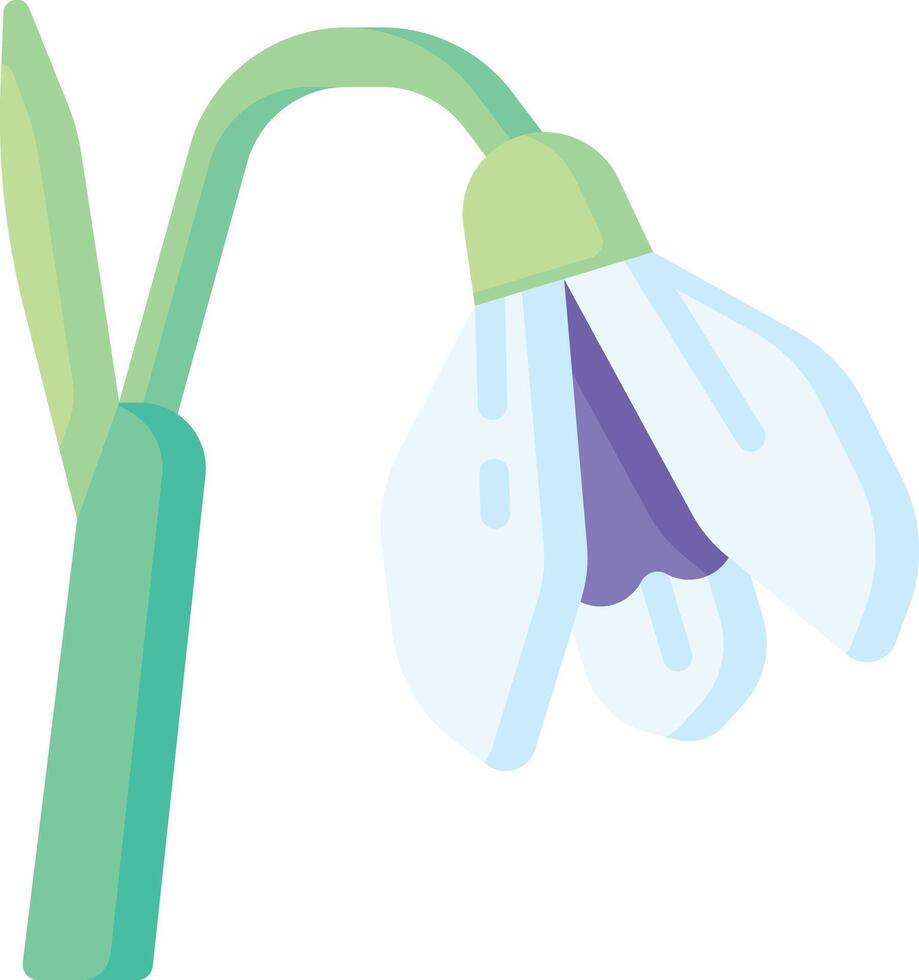 snowdrop illustration design vector