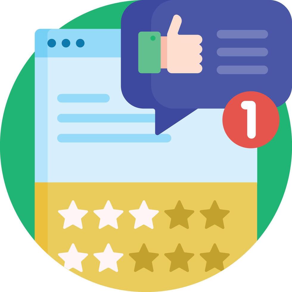 social media illustration design vector