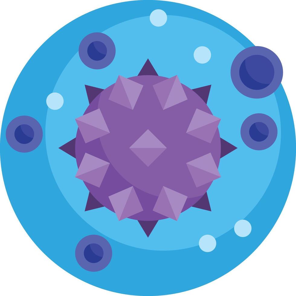 virus illustration design vector