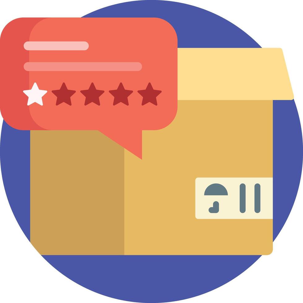 negative review illustration design vector