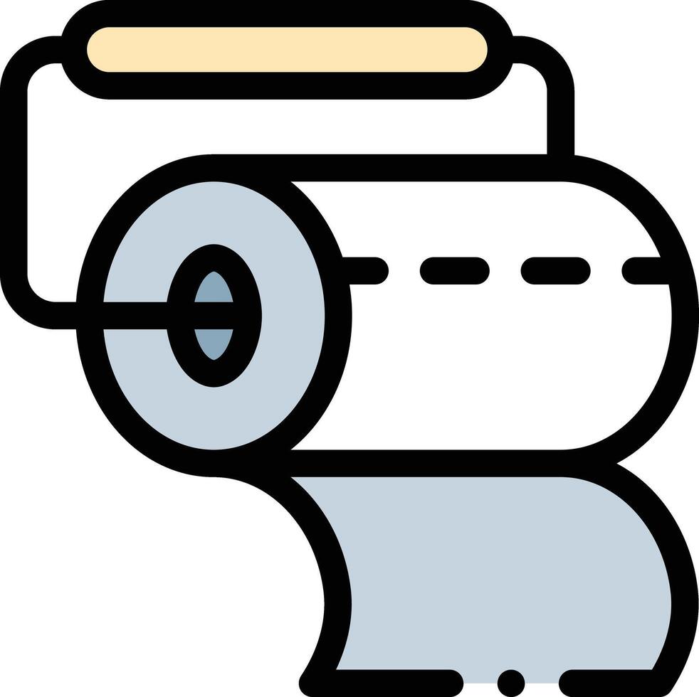toilet paper illustration design vector
