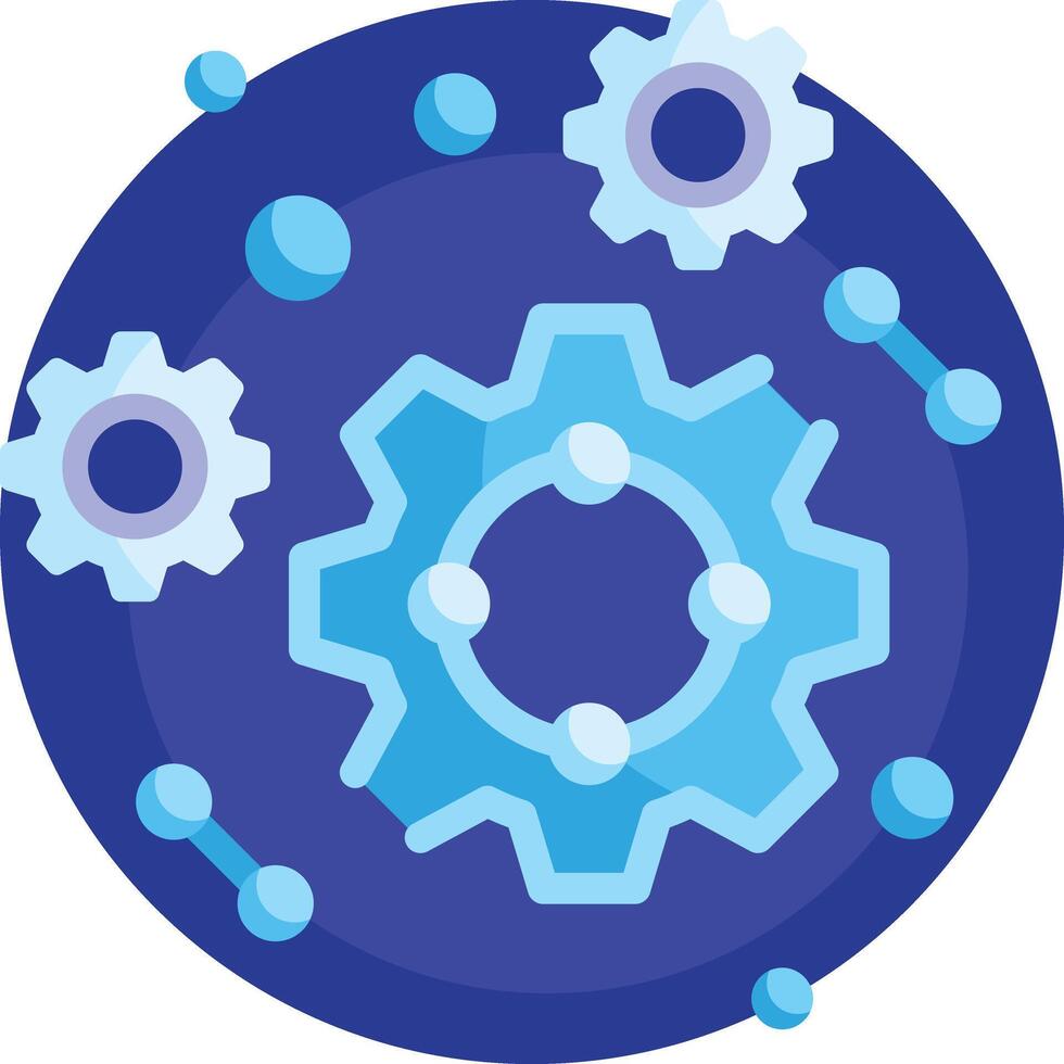 nanoparticle illustration design vector