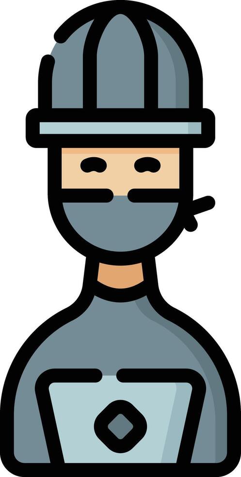 thief illustration design vector