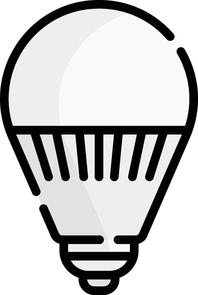 led lamp illustration design vector