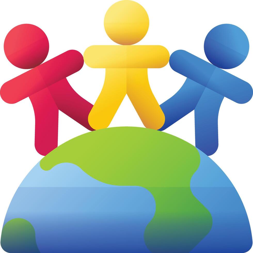 together illustration design vector