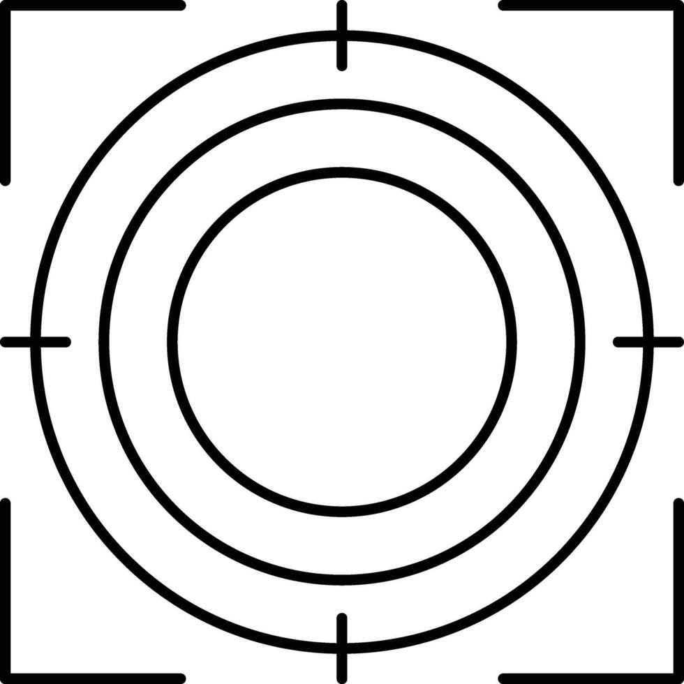 target illustration design vector