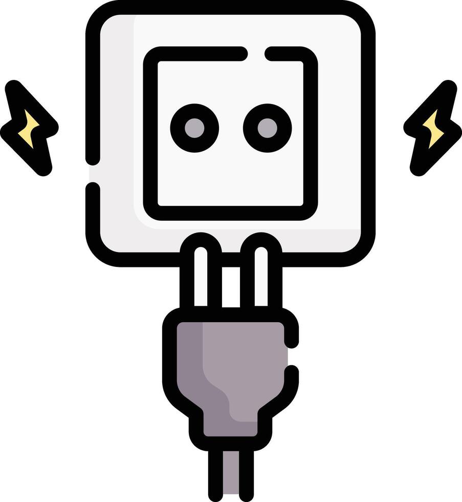 plug illustration design vector